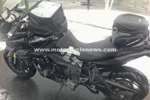 New Triumph Tiger Sport 1050 spied