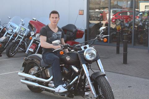 James Toseland gets back on two wheels with Harley-Davidson