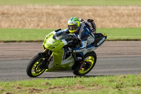 Glen Richards tests E-power bike