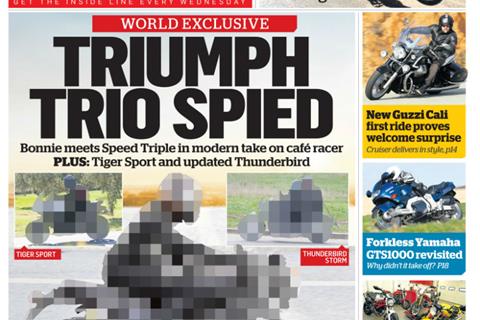 New MCN November 28: Triumph Trio Spied