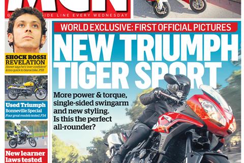 New MCN January 16: Exclusive - New Triumph Tiger Sport