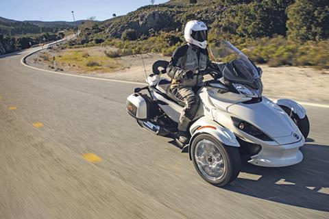 Can-Am Spyder first ride