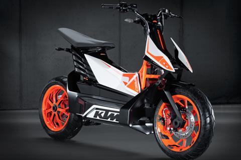 KTM shows electric scooter concept