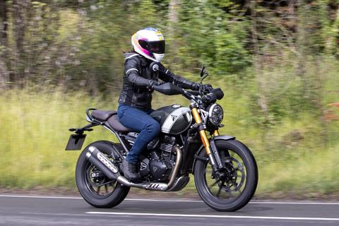 Scrambling for success: Prototype ride reveals Triumph's 400 X retro is set to be a smash