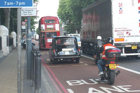 Cycle lane cameras