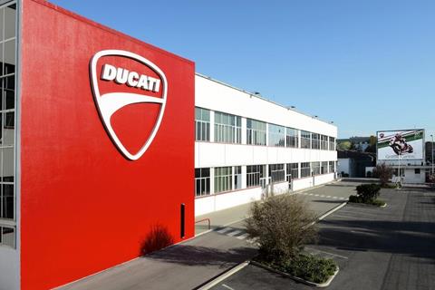 Ducati factory escapes earthquake damage