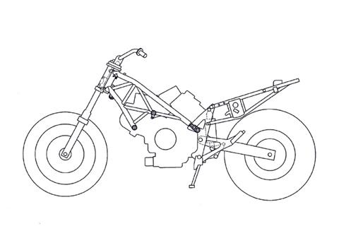 Honda's naked VF800 designs