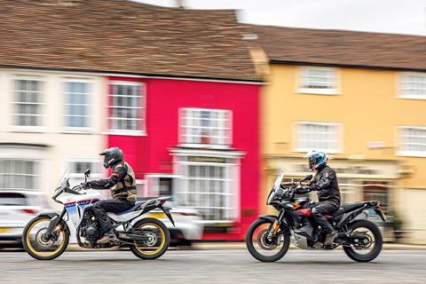 The MCN Test - sub £10k globetrotters: Honda Transalp vs KTM 790 Adventure