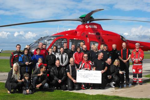 Llyn Bikers 2013 Wales Air Ambulance fundraiser 