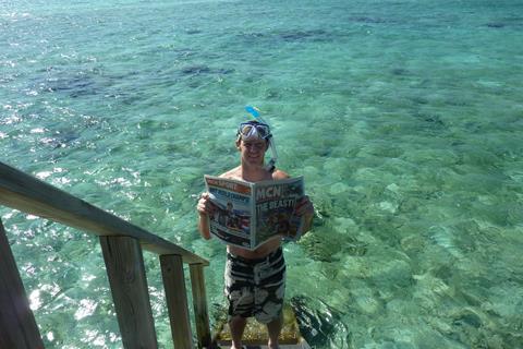 A bit of light reading after a dive