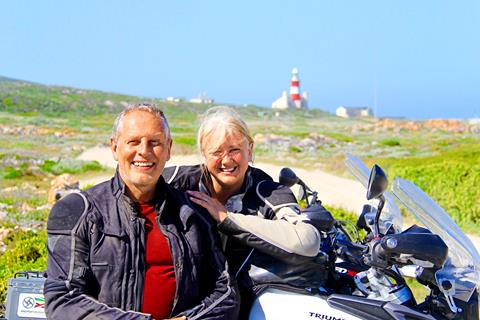 Biking legends: Julia and Kevin Sanders