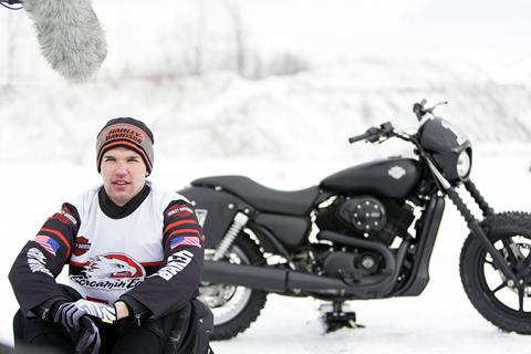 New Harley Street 750 goes ice racing