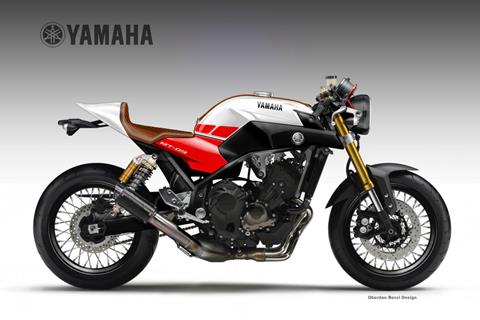 Yamaha MT-09 Triple Cafe concept