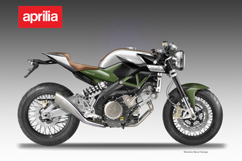 Aprilia 750 cafe racer concept