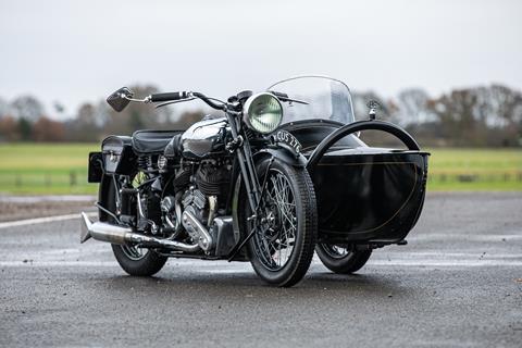 Rare Brough Superior and Vincent sidecar outfits set to star at upcoming spring auction