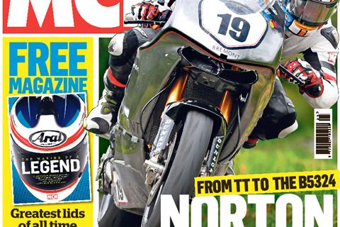 New look MCN June 18: Norton TT racer on the road