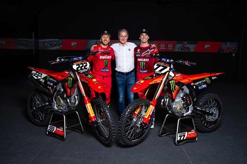 Off-Road: Desmo450 MX unveiled by Ducati Corse ahead of 2024 debut