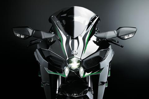 MILAN SHOW: 210bhp Ninja H2 road bike revealed