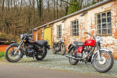 The MCN Test: Royal Enfield's new Bullet 350 meets its ancestors