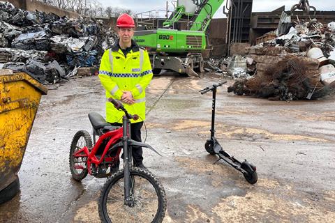 Operation Crush | Illegal battery bikes and scooters crushed in anti-social behaviour clampdown