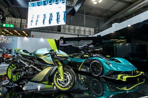 Icons at auction | Exclusive Aston Martin Brough AMB 001 Pro to star alongside Capirossi MotoGP bike