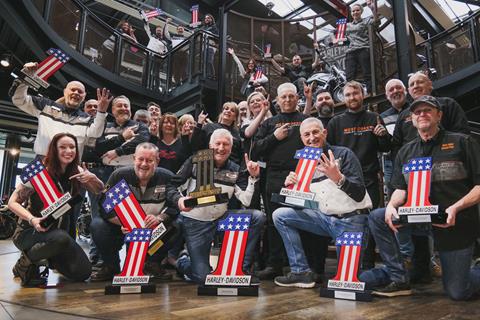 West Coast Harley-Davidson celebrate success at the Harley-Davidson Dealer of the Year Awards