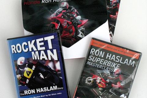 Ron Haslam Race School gift set