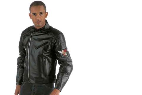 New Dainese ‘hydration’ leather suit and retro jacket