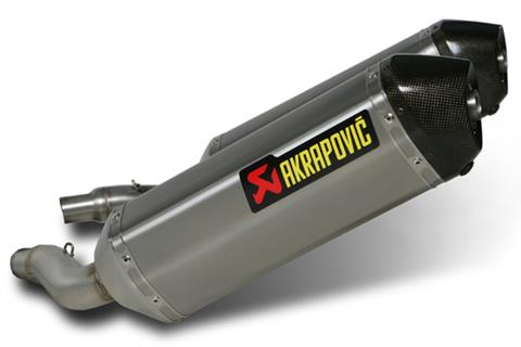 Akrapovic road legal cans for Street Triple