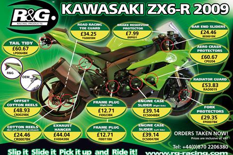 Kawasaki ZX-6R bolt-ons from R&G