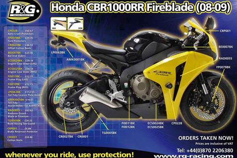 Honda Fireblade bolt-ons from R&G