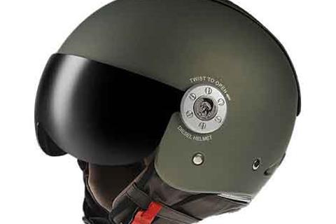 Diesel launch motorcycle helmet