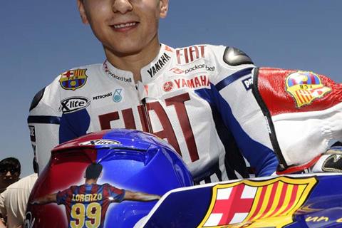 Jorge Lorenzo’s Catalunya GP lid: yes or no?