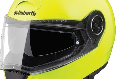 Schuberth launch fluorescent helmet