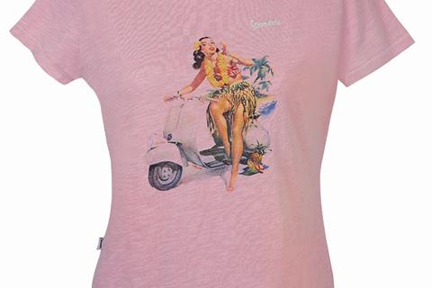 New Vespa Pin Up T-Shirts 