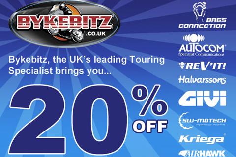 20% off everything at BykeBitz - for one day only