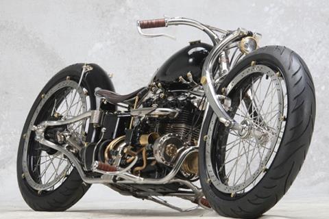 Avon celebrate World Championship winning custom bike