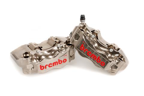 Nikel-plated Brembo callipers