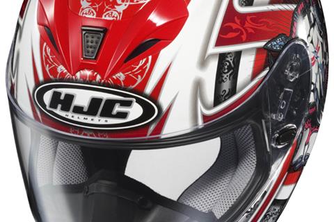 New Ben Spies replica HJC helmet