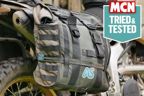 The Adventure Spec Magadan panniers live up to their lineage as simple and sturdy soft sacks