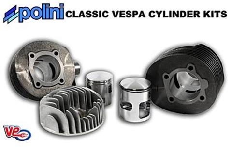 New Polini Vespa cylinder kits