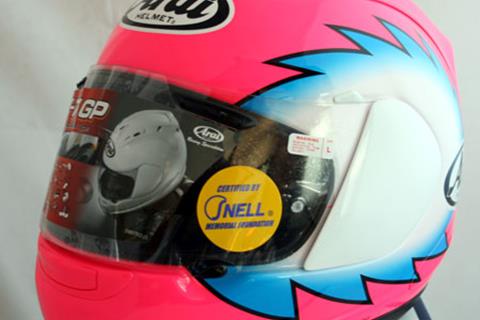 Limited edition Steve Hislop replica Arai RX7-GP