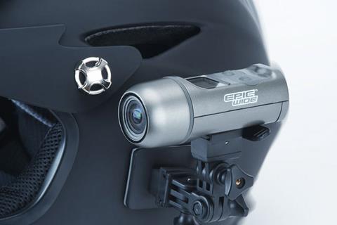 Film your ride with new on-helmet camera