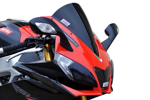 Skidmarx double bubble screen for Aprilia RSV4