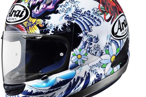 Half-price race licence with Arai