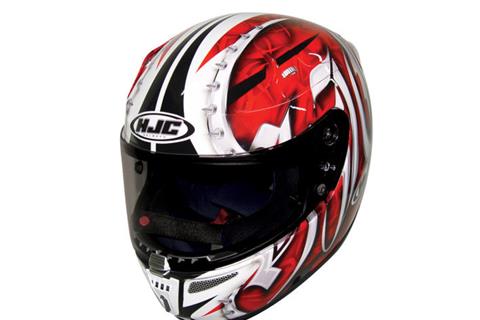 New designs for top-end HJC race lid