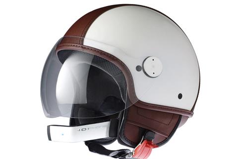 Bluetooth-ready Vespa helmet