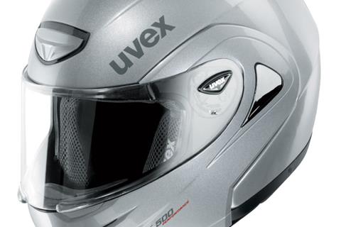 New Uvex visor changes tint automatically!