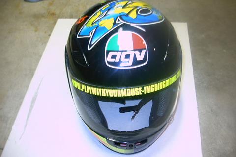 Mystery Rossi helmet