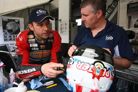 Top five helmet tips from Arai race truck